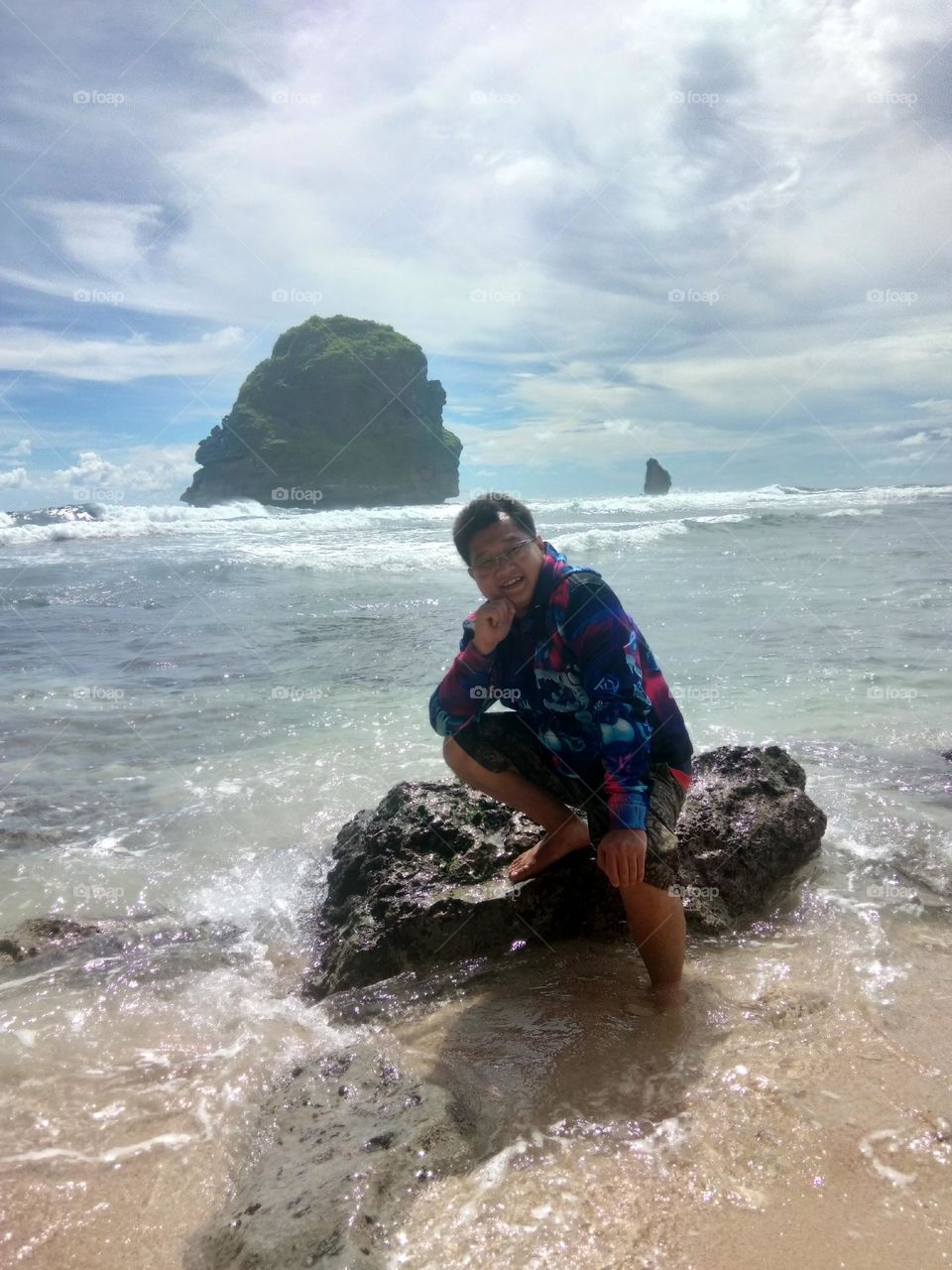 beautiful beach from china cave