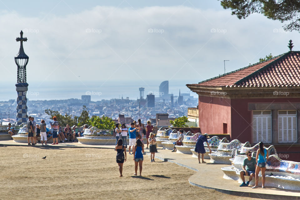 Barcelona desde el Parque Guell