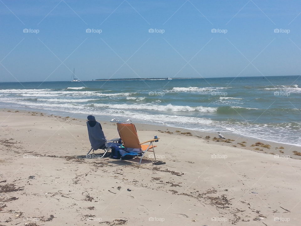 relax at the beach