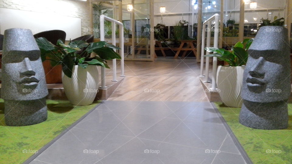 Interior decoration.