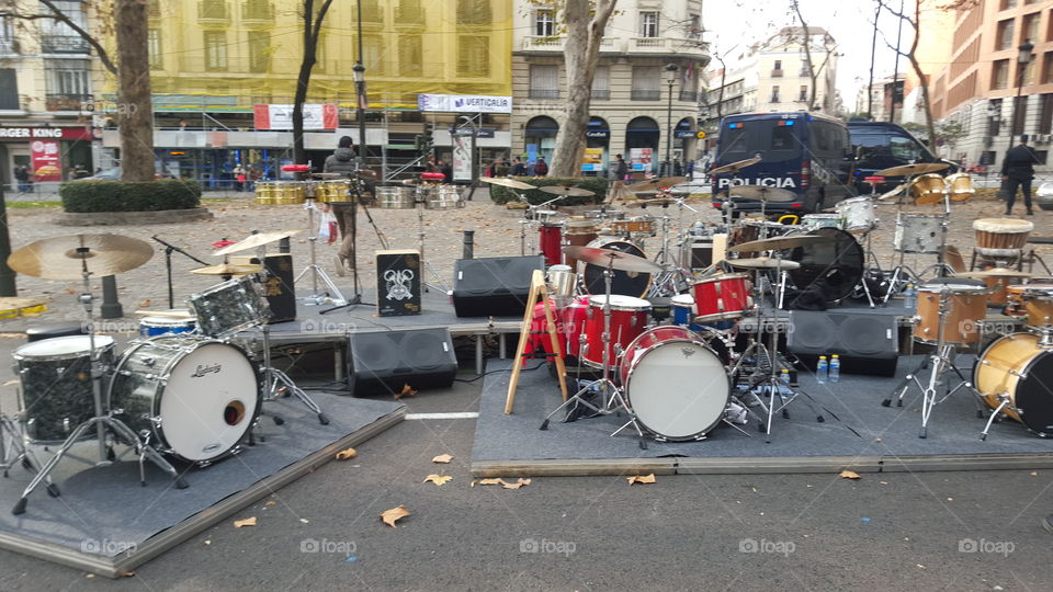 Drums in the street