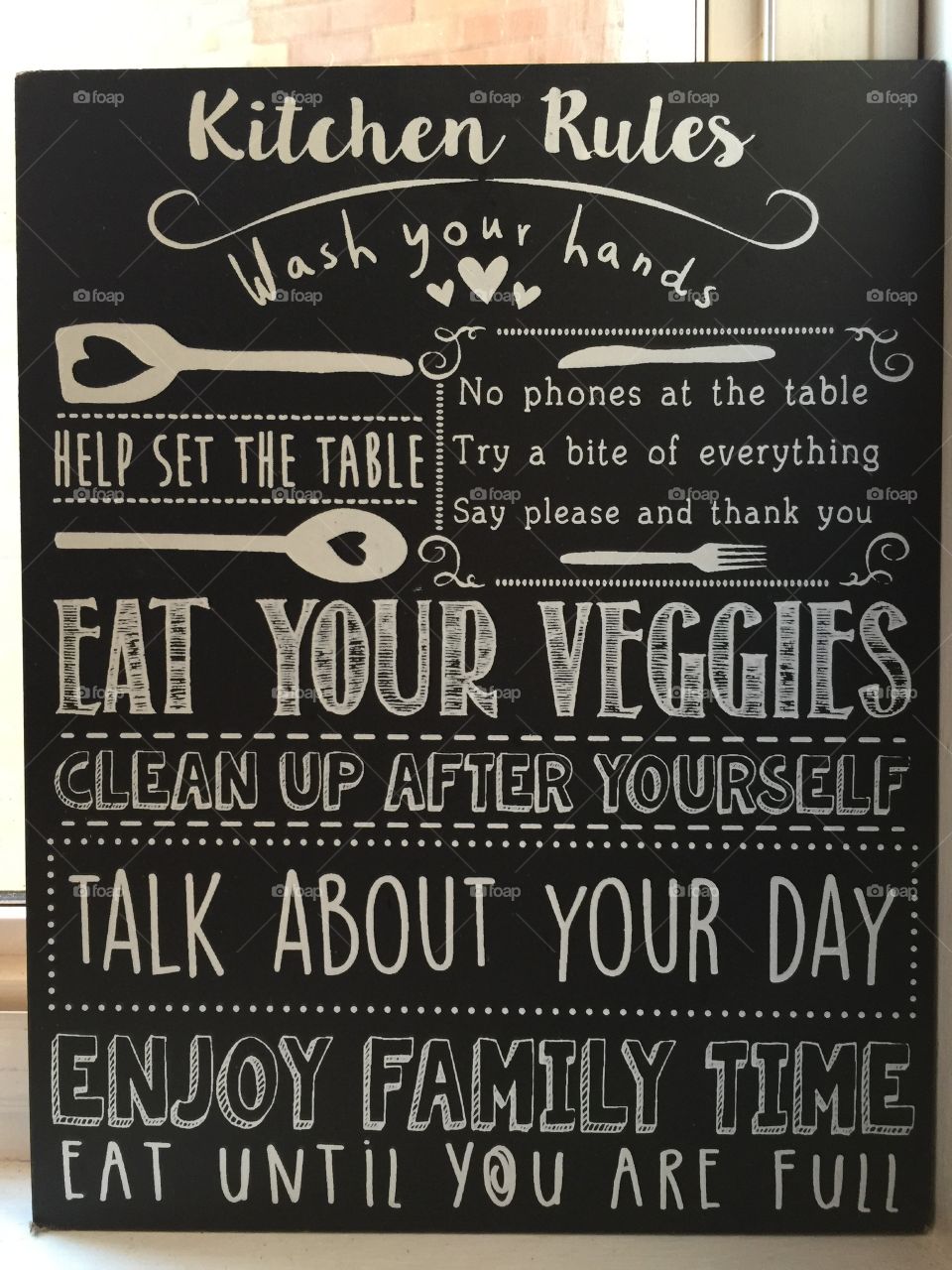 Kitchen rules 