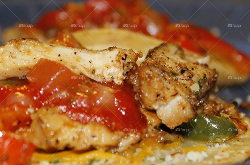 chicken tacos with salsa