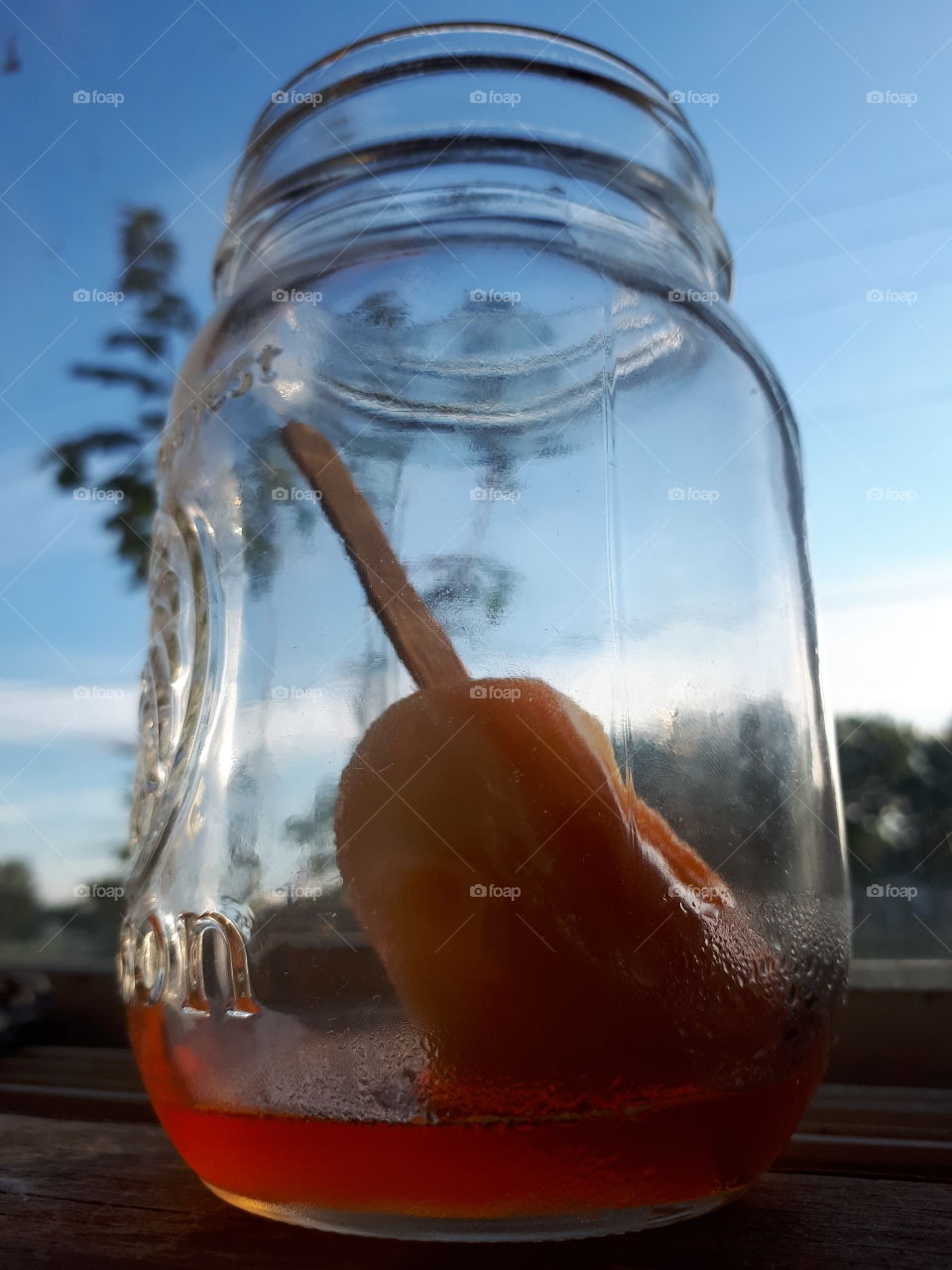 Popsicle in a jar