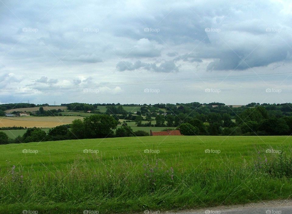 View across the valley 