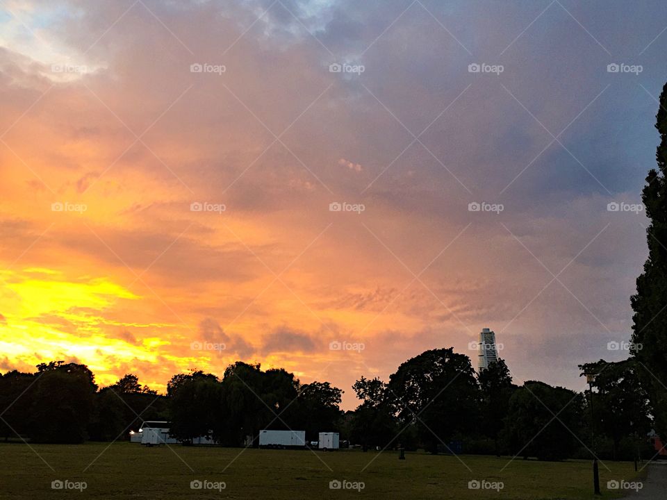 Sunset in Malmö!