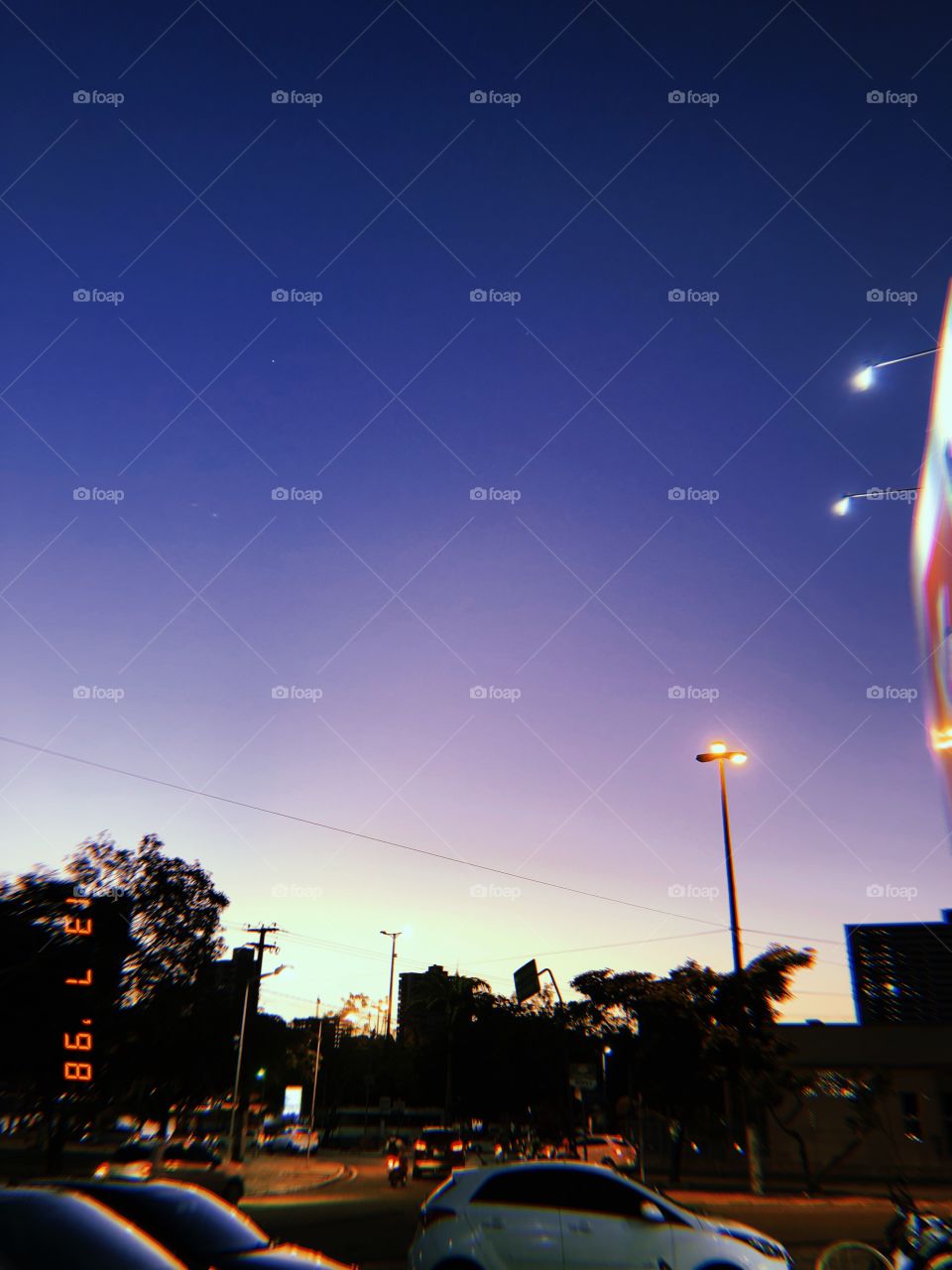 O lindo céu da cidade Campina Grande - PB