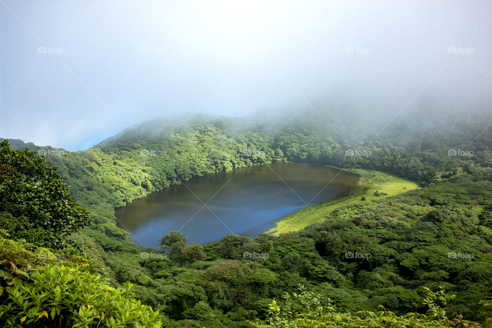 Volcano Maderas Crater Lake in Nicaragua 