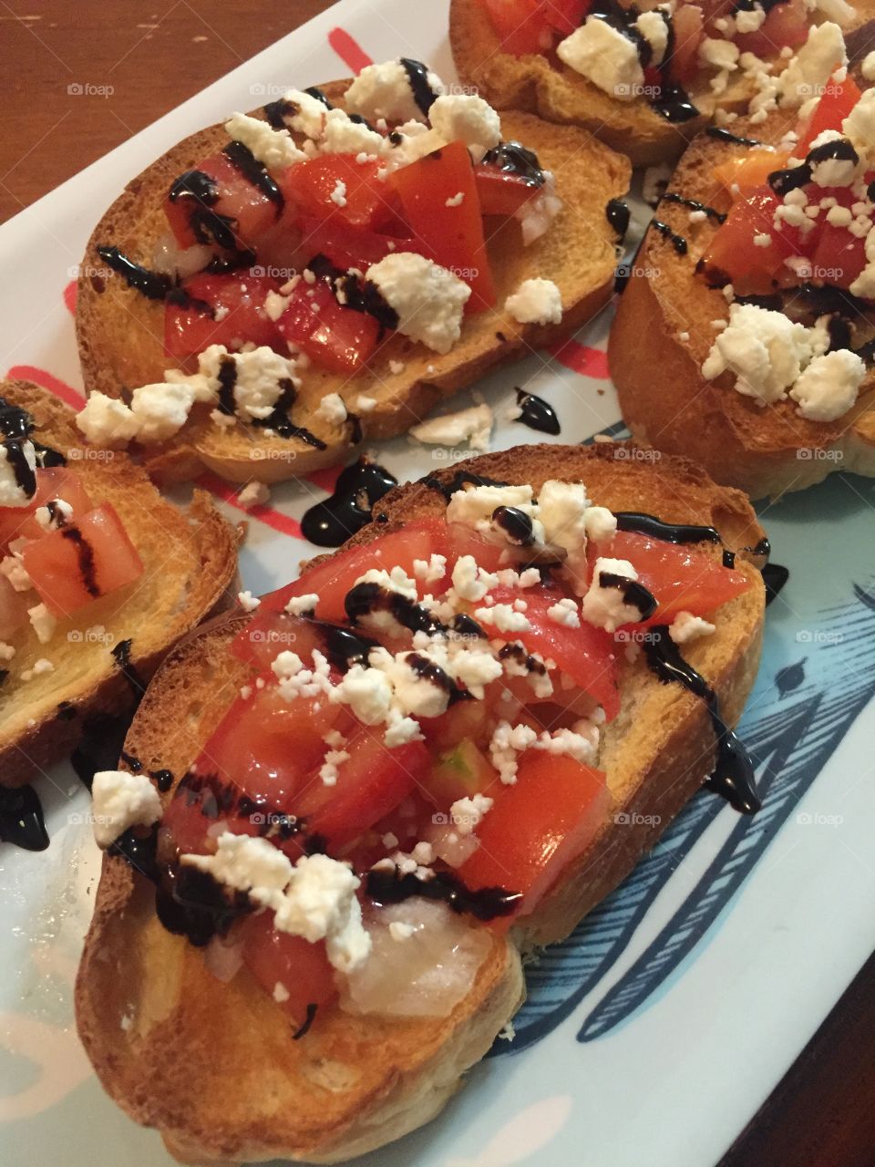 Homemade bruschetta 