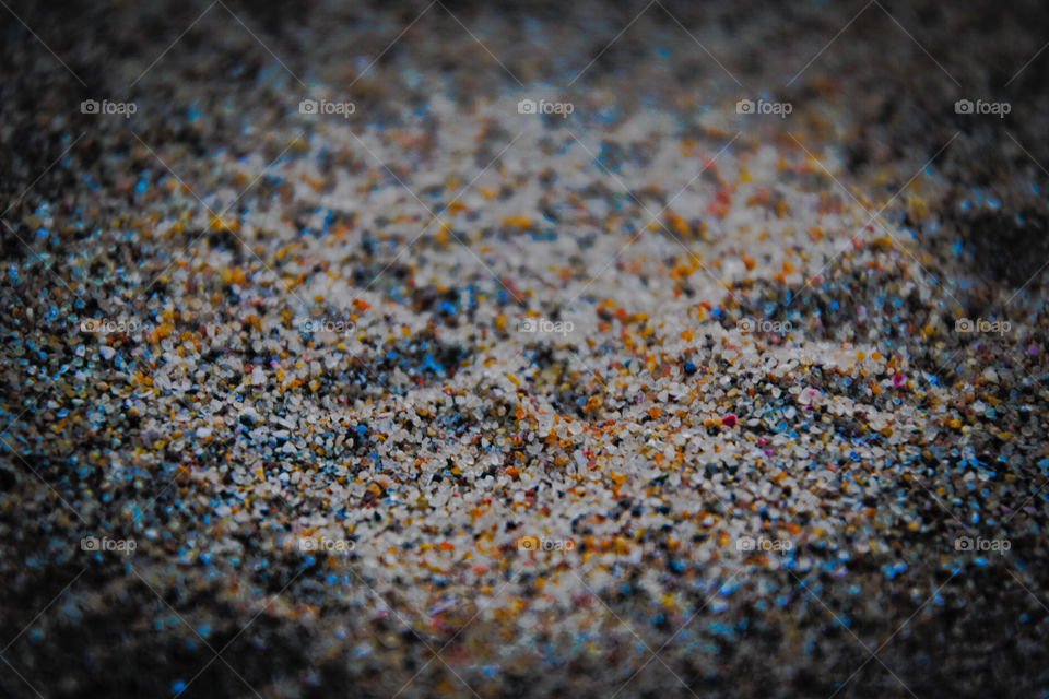 Colours of sea sand