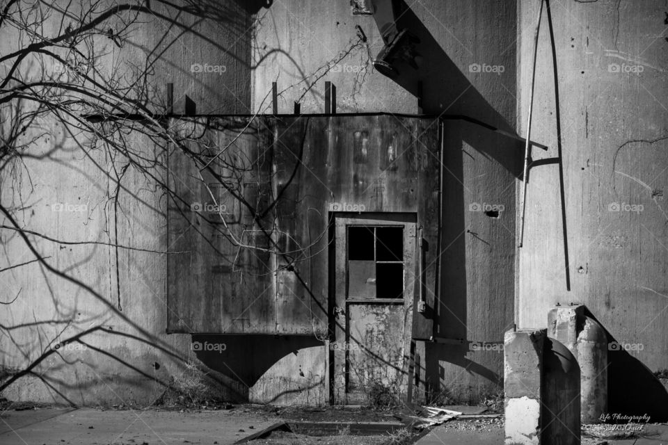 Old Abandoned Grain Elevator 