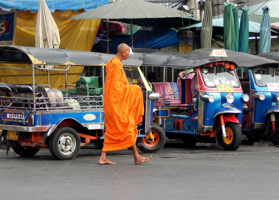 Monk. Bangkok