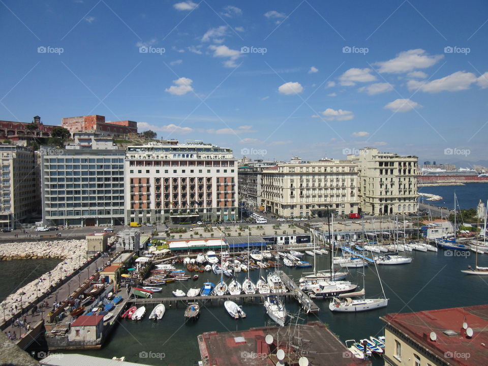 S. Lucia Port at Naples (Italy)