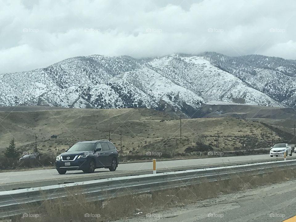 Snow, Winter, Road, Mountain, Landscape