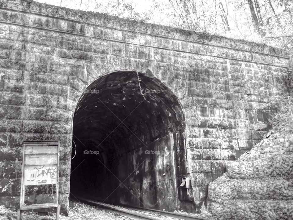 Old train tunnel