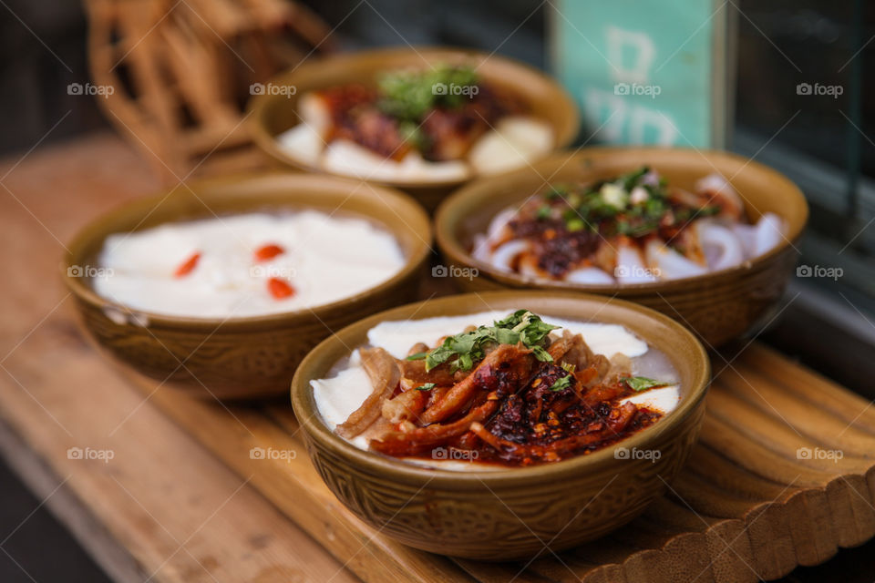 Snack tofu flower