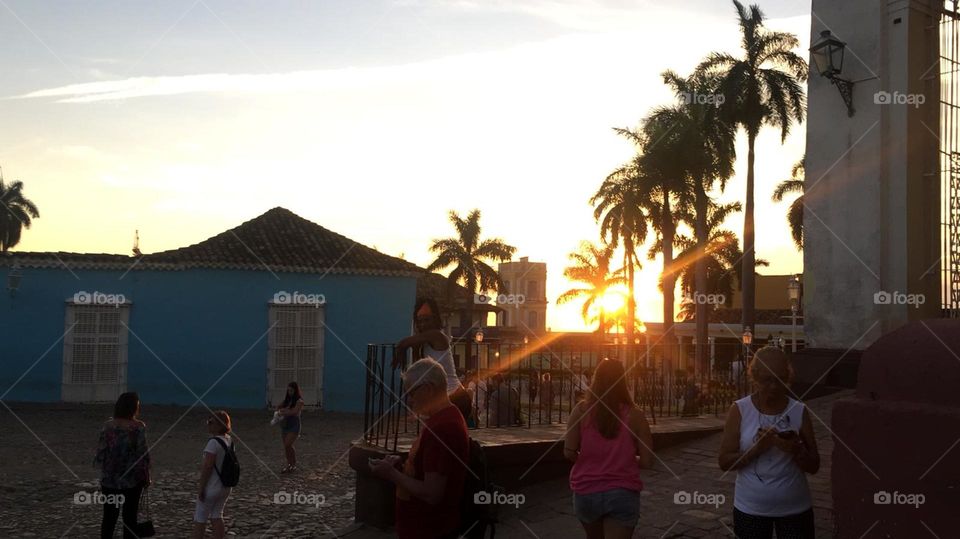 cuban sunset