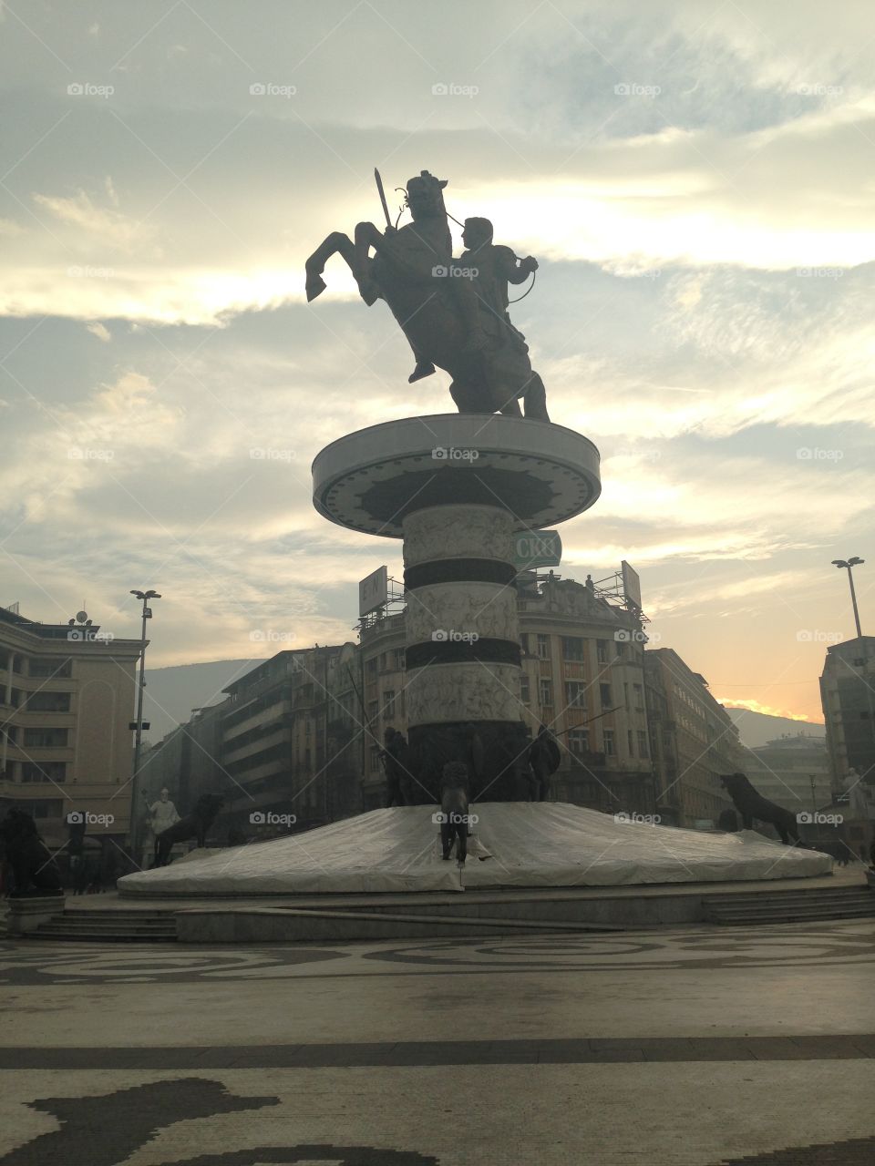 Monument "Warrior on a horse"
Alexander the Great!
