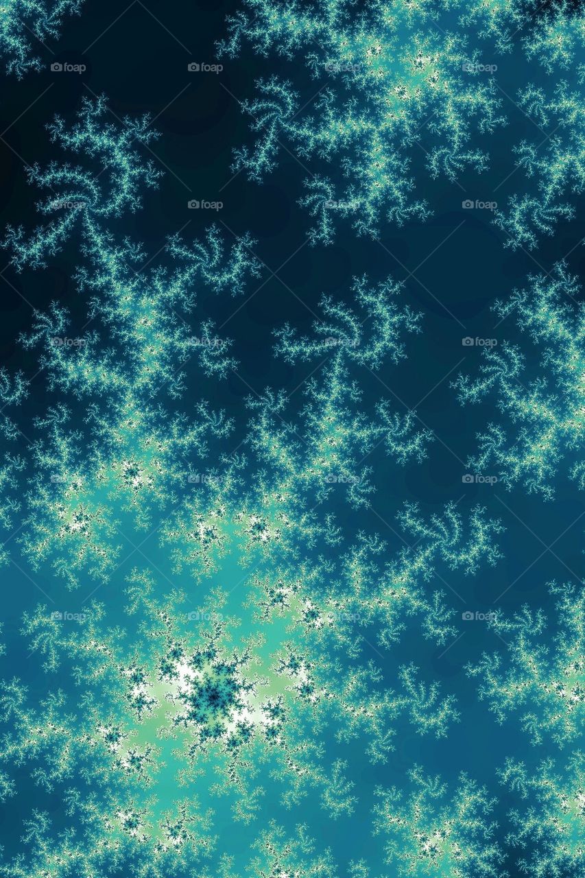 Glowing Green Fractal