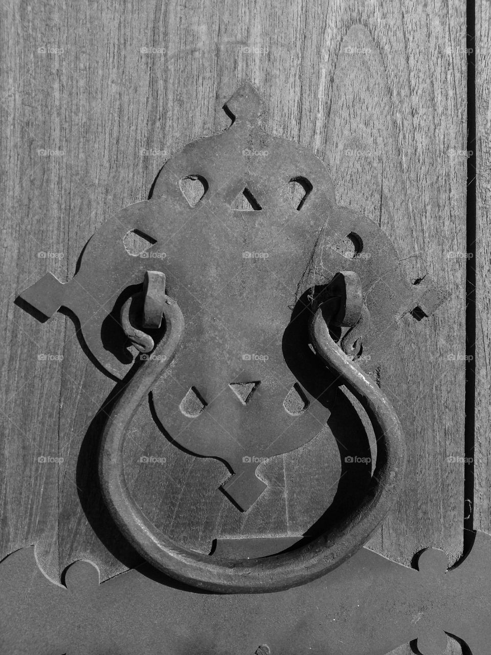 Ancient door knocker.