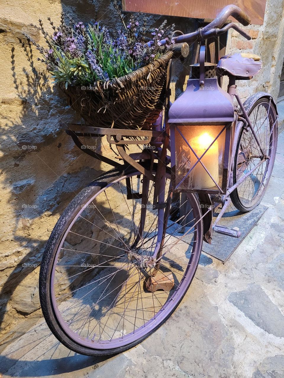lavander bicycle. Lavander mood