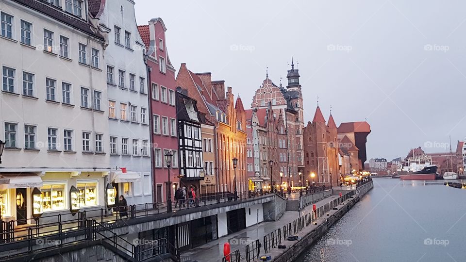 Gdańsk Old Town, Poland.