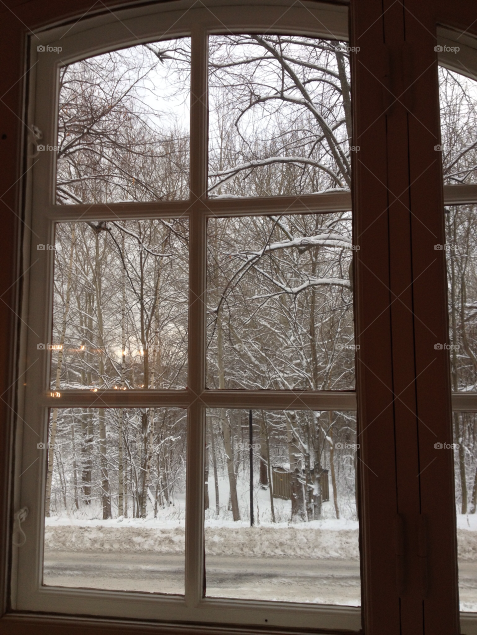 snö vinter fönster by humla