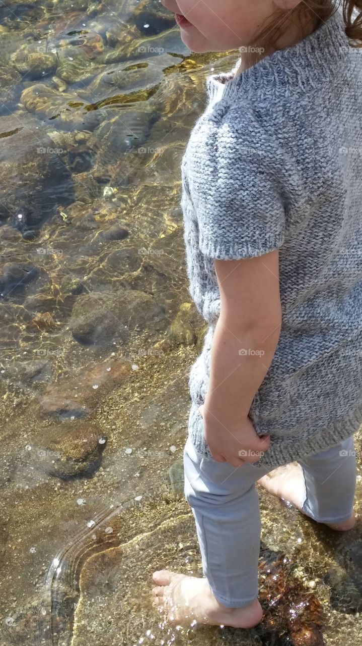 Feet in the River
