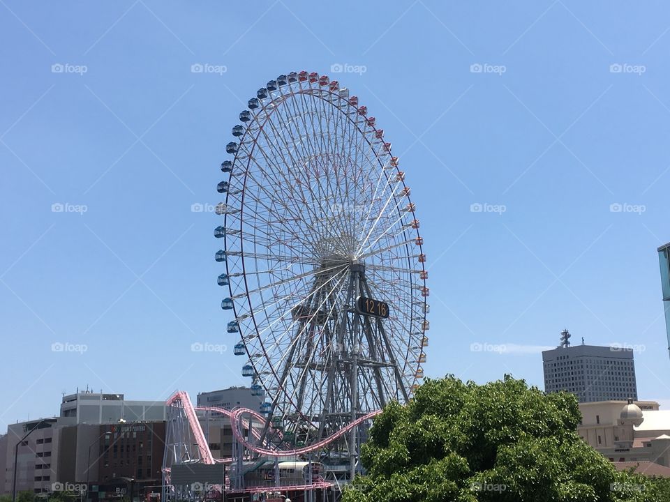Ferris Wheel, Sky, Entertainment, No Person, Roll Along