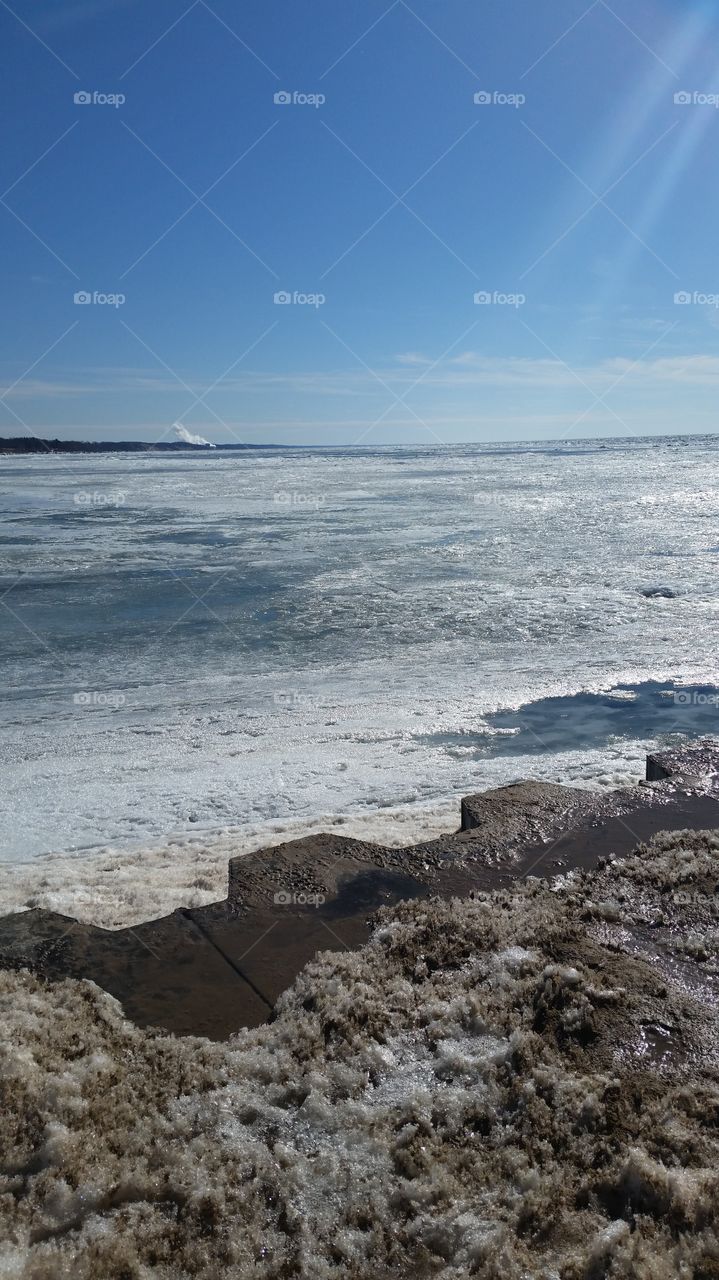 Lake Michigan. March 2015