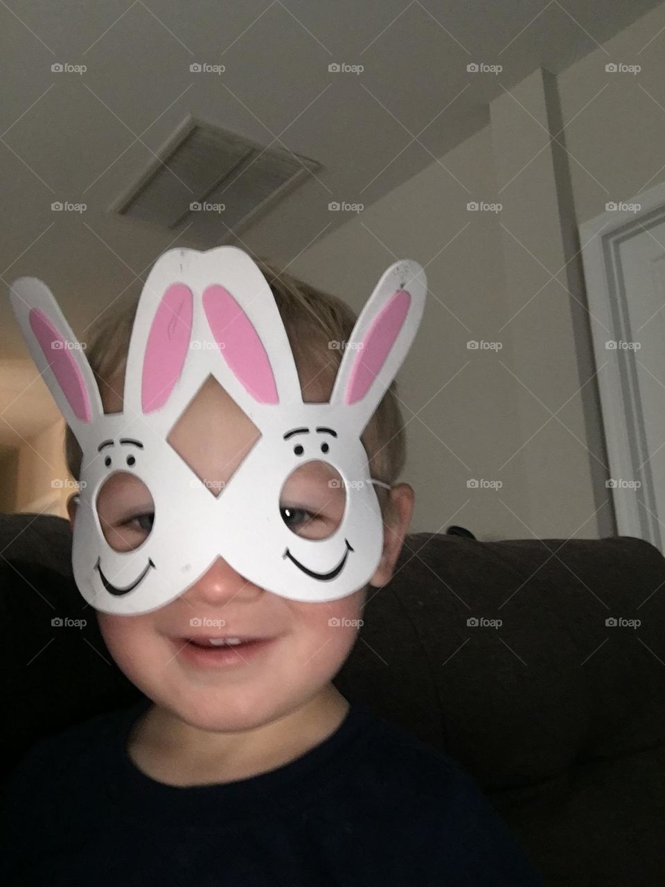 Easter happy baby boy