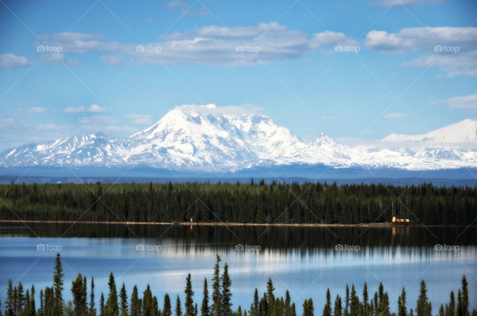 Alaska view . Trip to Valdez 