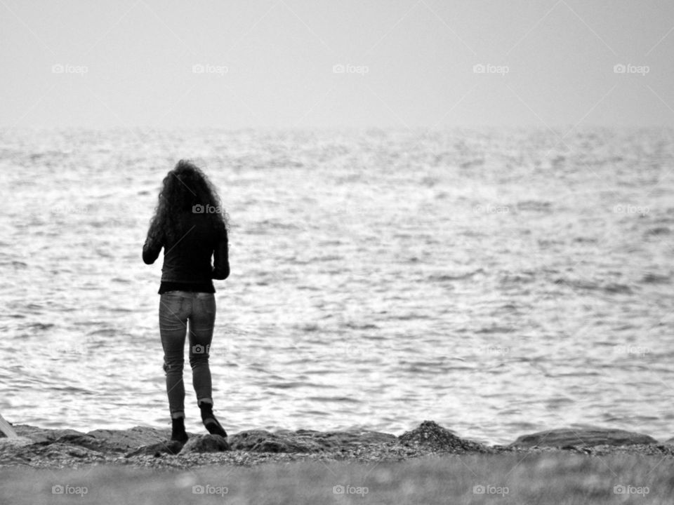 girl on the beach