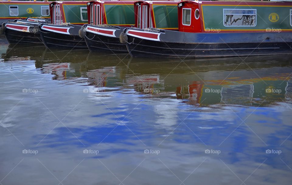 Canal. Barged