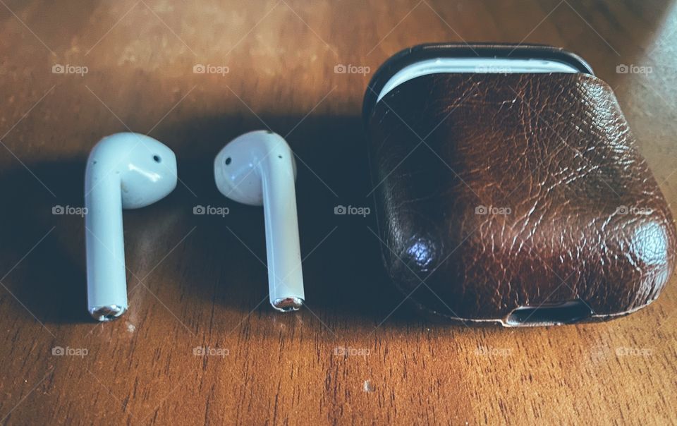 Closeup of AirPods