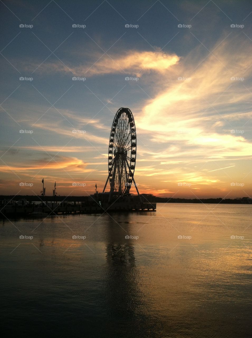 Ferris Wheel at Sunset