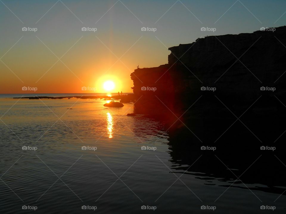 Sunset, Dawn, Water, Evening, Beach