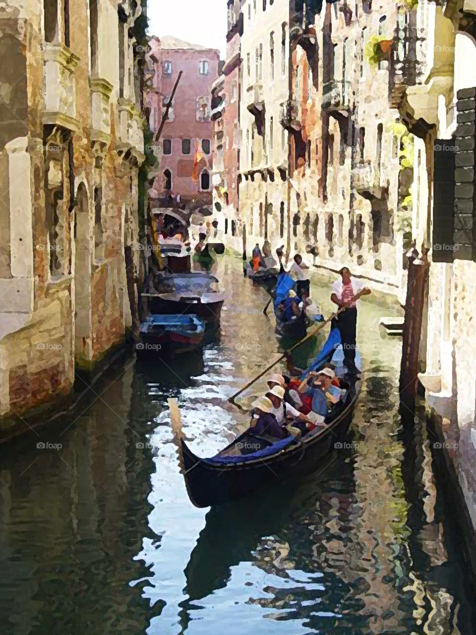 Gondola in Venise in Italy