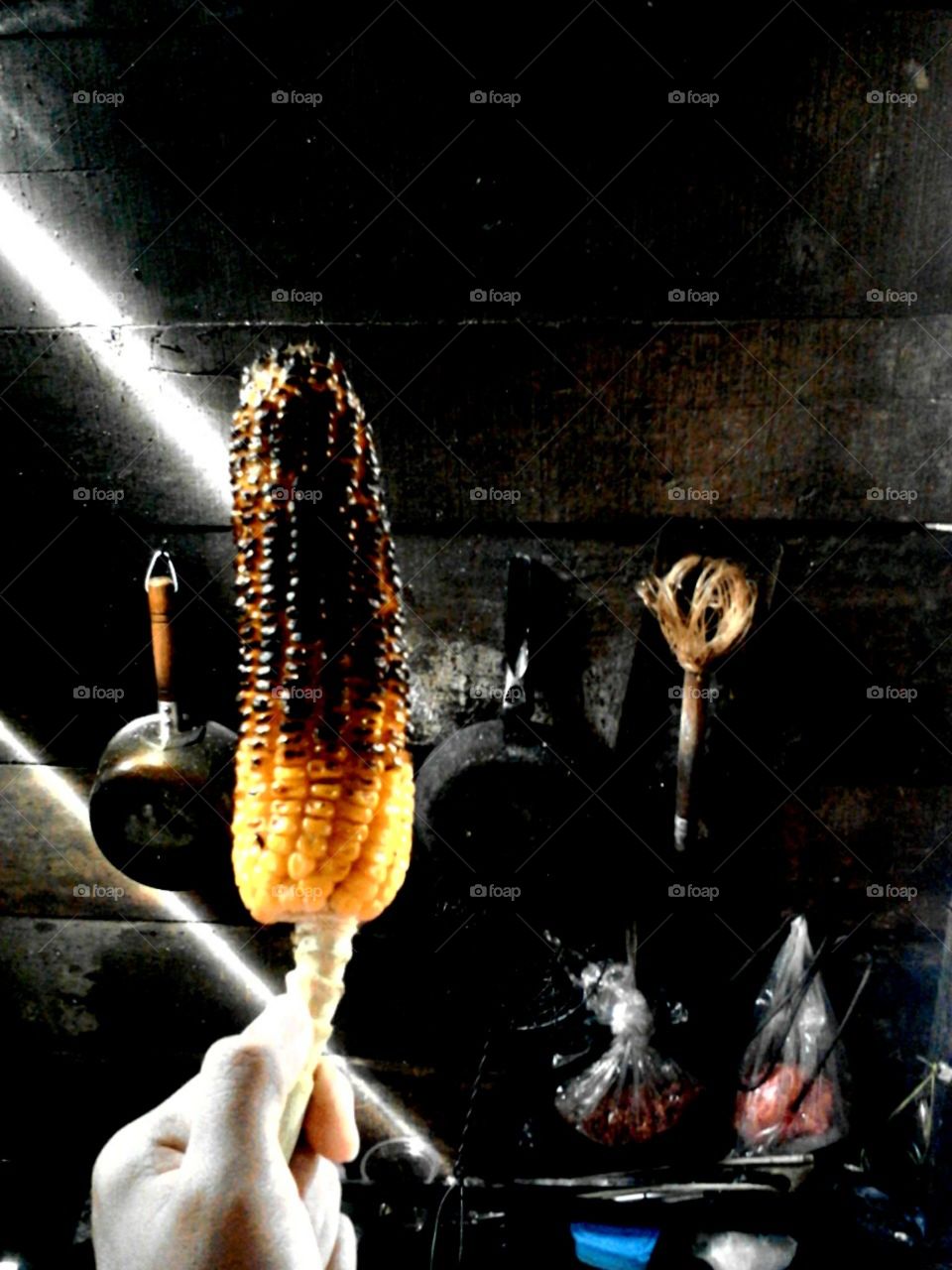 the real roasted corn