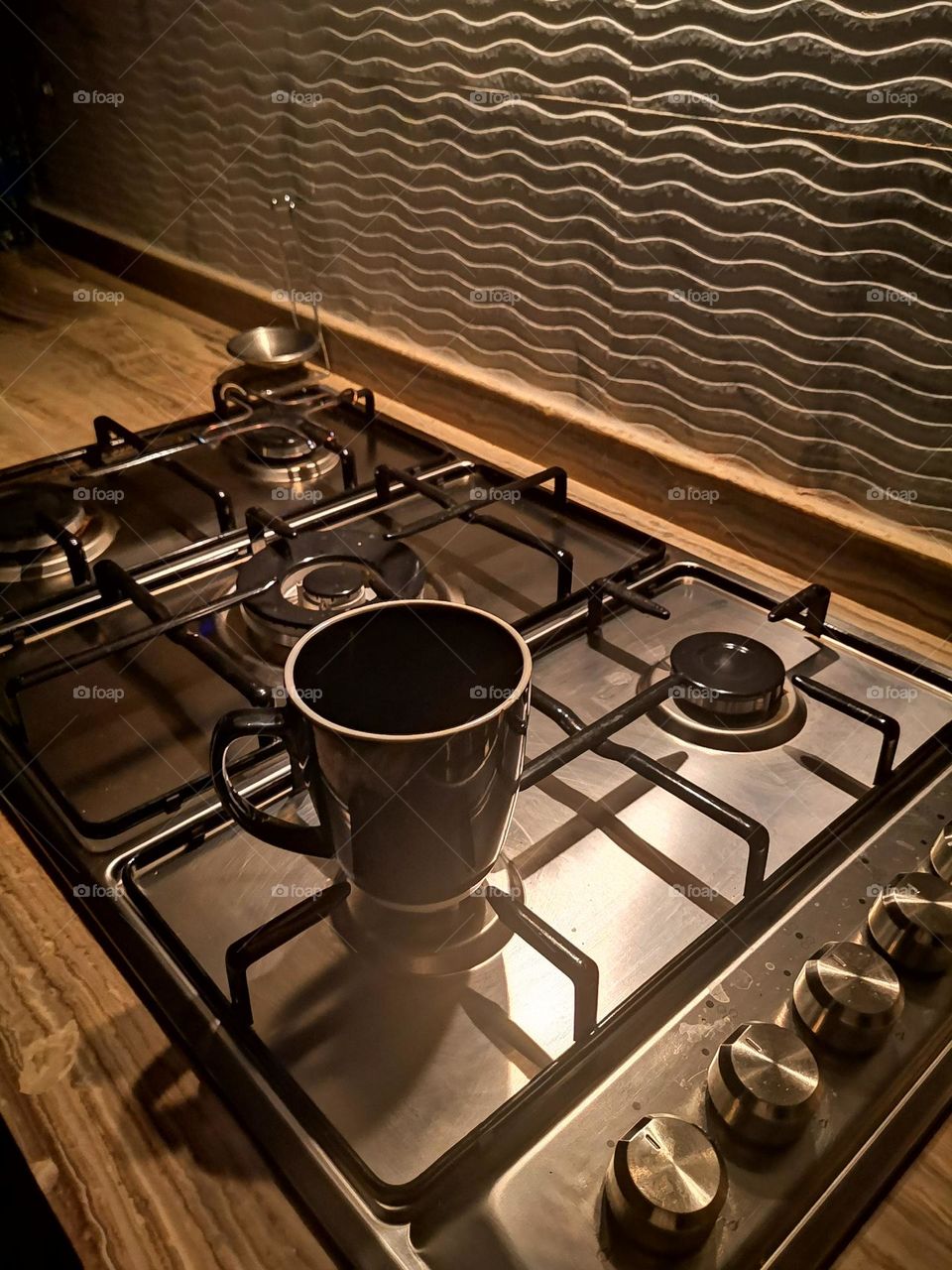 When you wake up in the middle of the night to make coffee