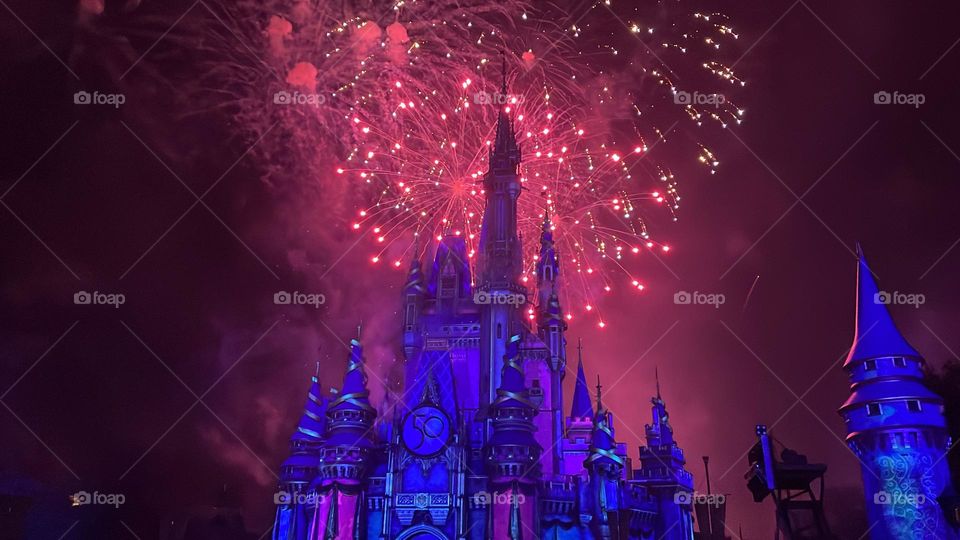Cinderella Castle Fireworks