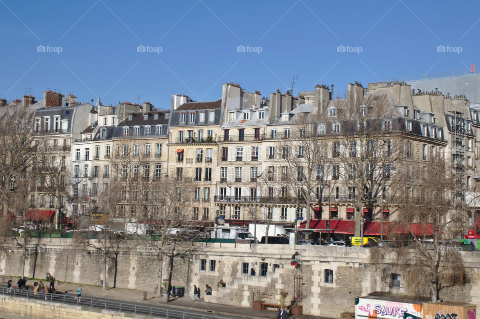 building facades in paris france