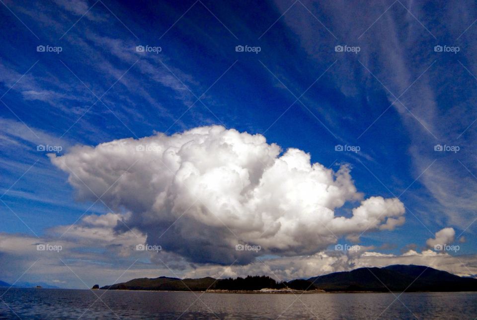 Alaskan cloud formation