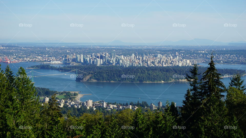 View of Vancouver, B.C., Canada