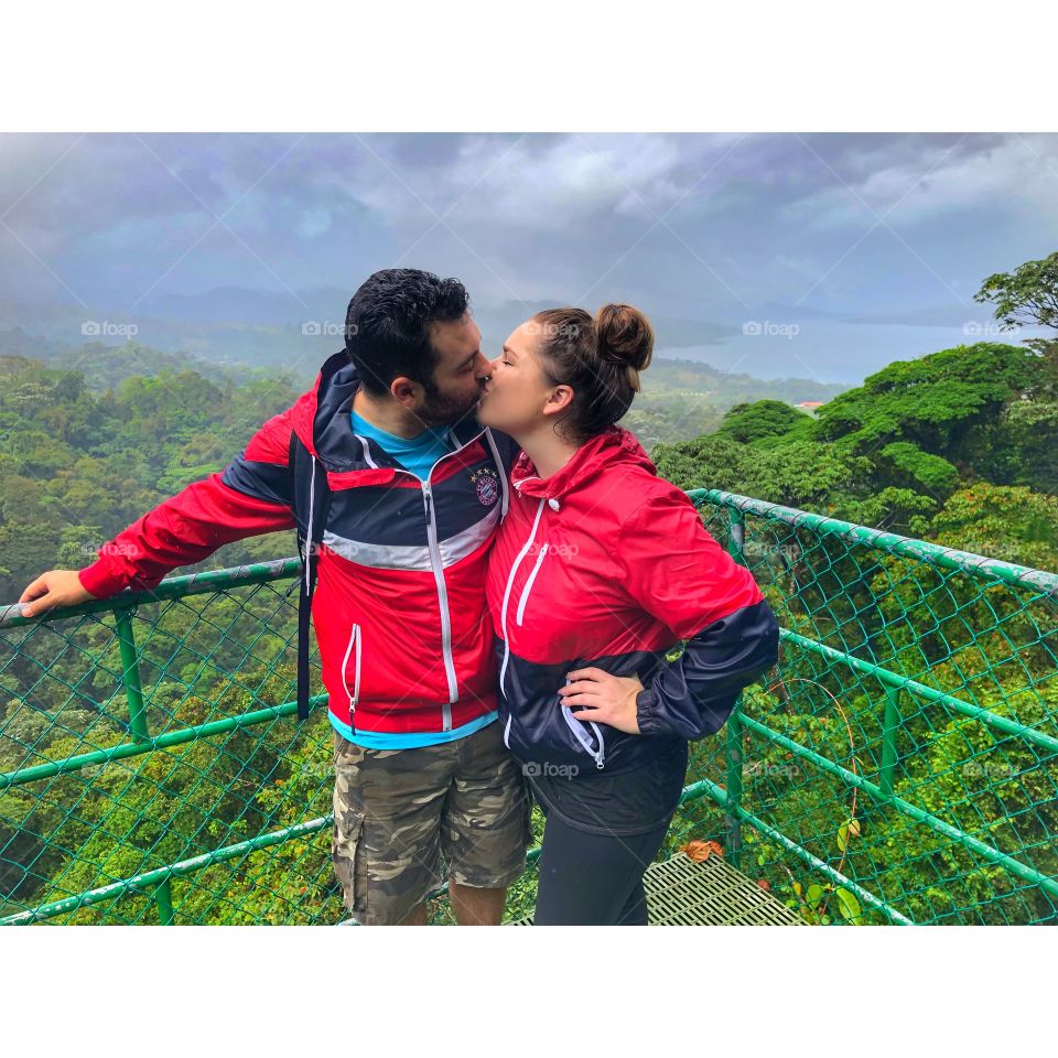 Love in the Rain Forest. Arenal, Costa Rica.