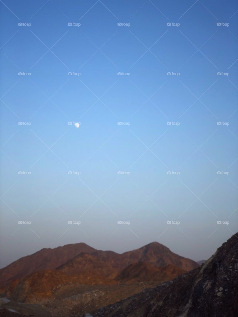 Mountains and the sky