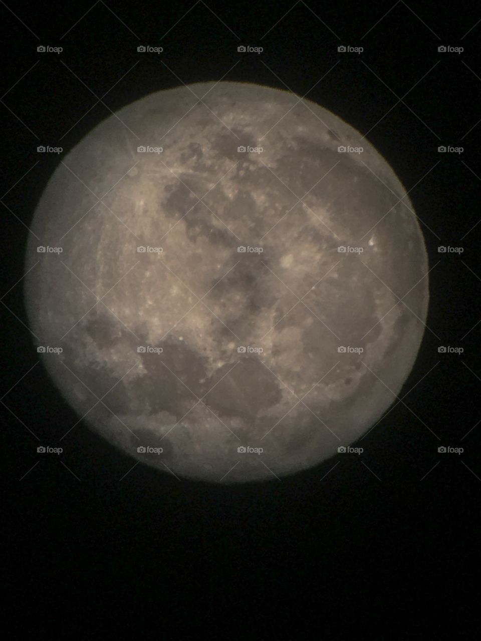 Full moon from the telescope