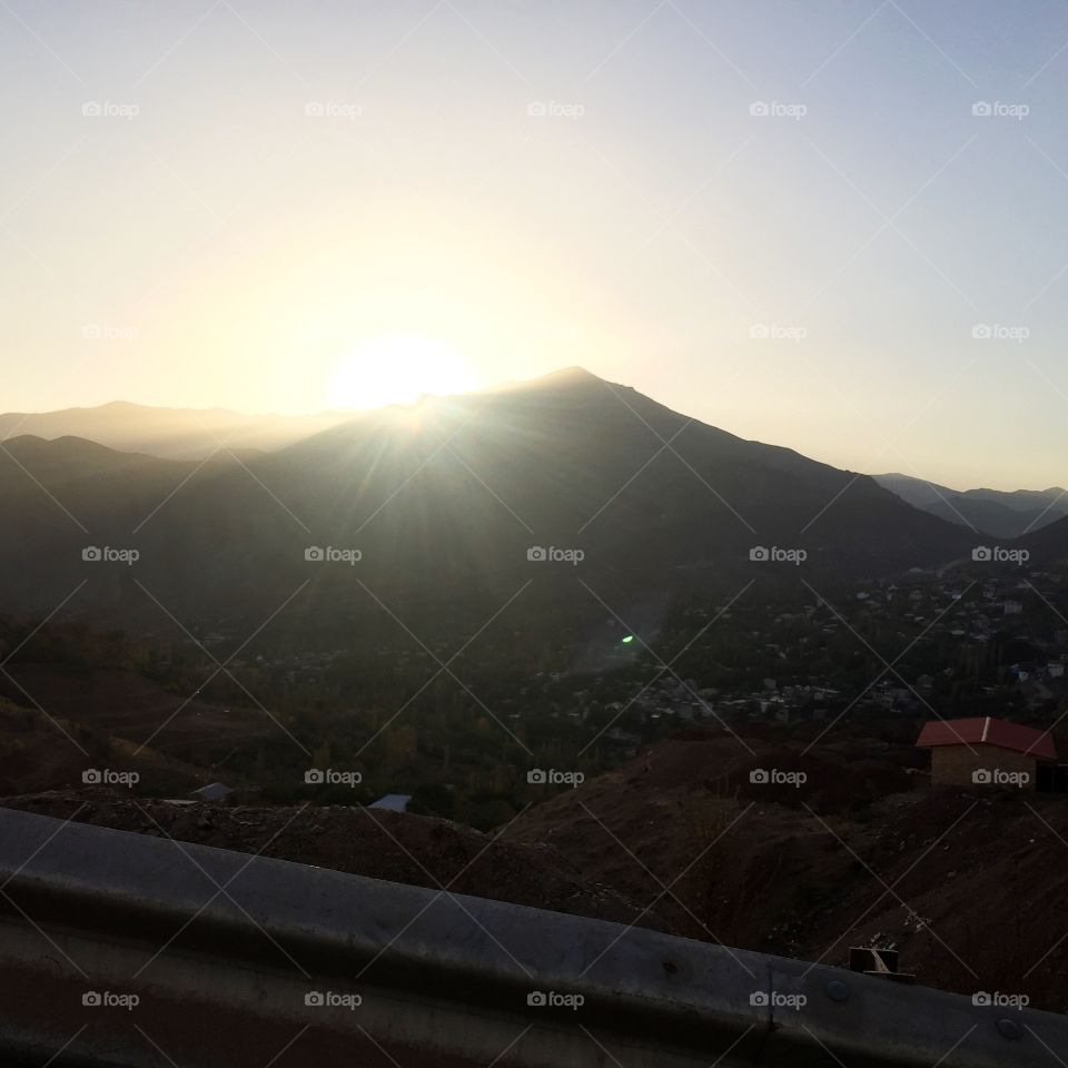 Mountain near tehran 