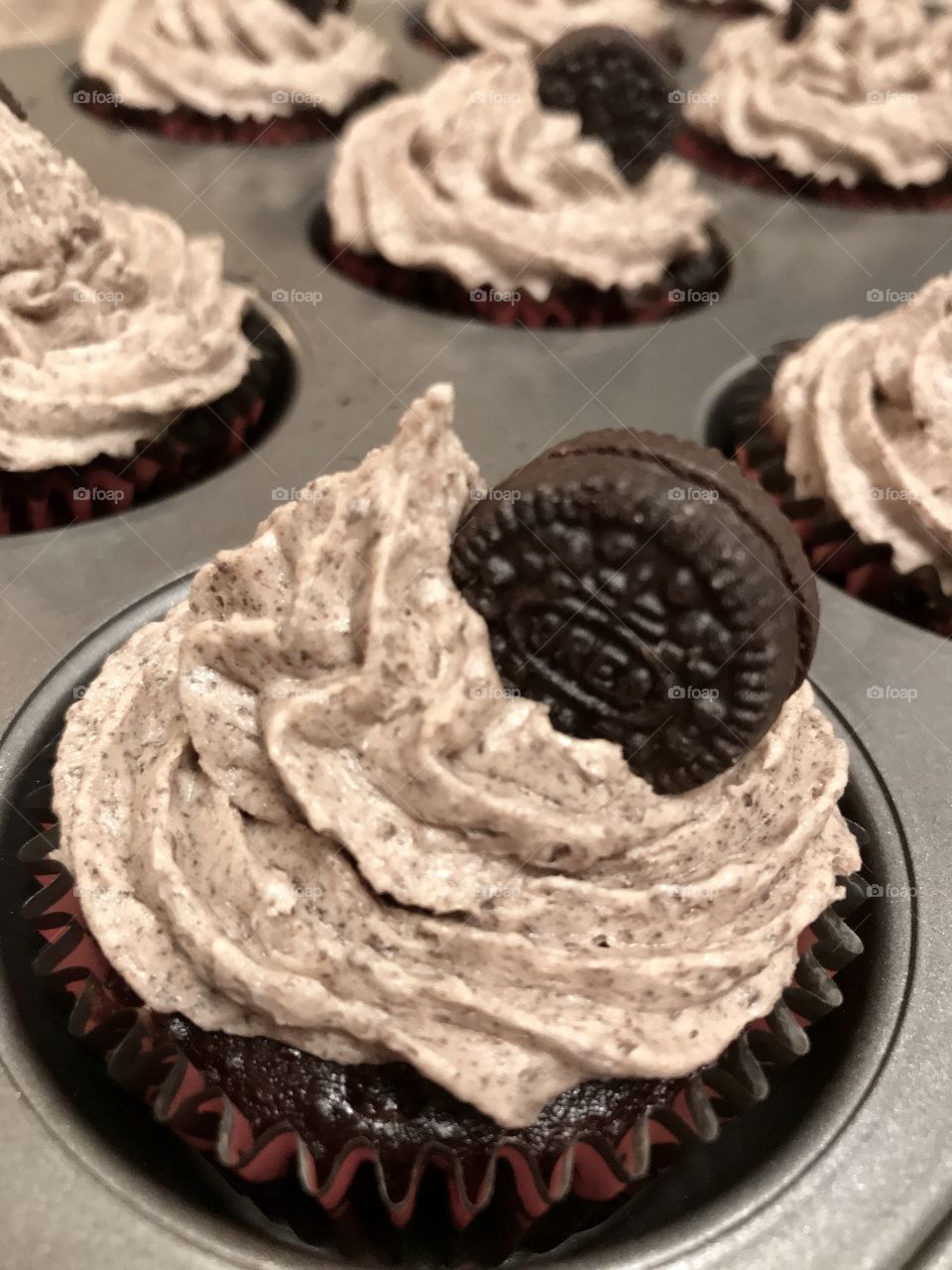 Oreo cupcake