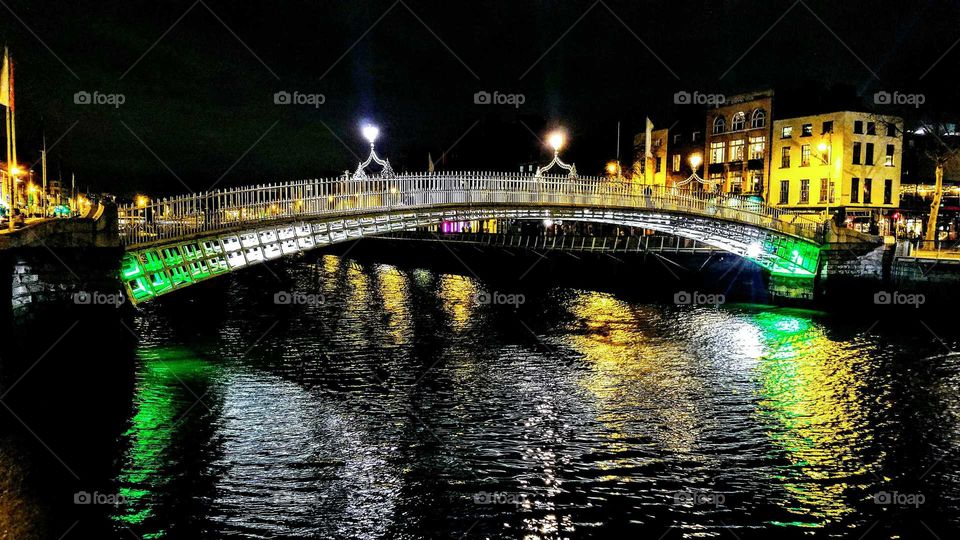 River view in Dublin, Ireland